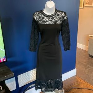 Lace embellishment LBD